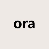 ora是什么意思