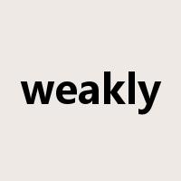 weakly是什么意思