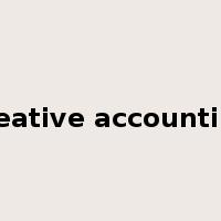 creative accounting是什么意思