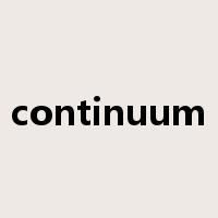 continuum是什么意思