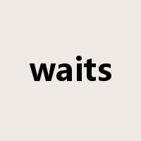 waits是什么意思