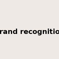 brand recognition是什么意思