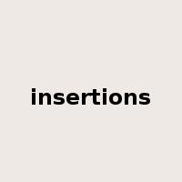 insertions是什么意思