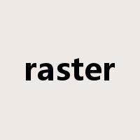 raster是什么意思