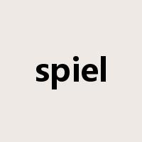 spiel是什么意思