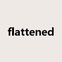 flattened是什么意思