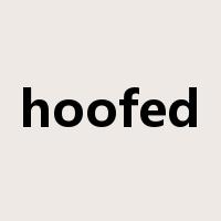 hoofed是什么意思