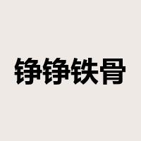 铮铮铁骨是什么意思
