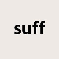 suff是什么意思