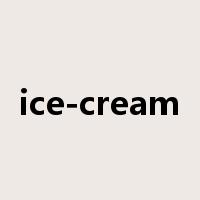 ice-cream是什么意思