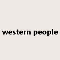western people是什么意思