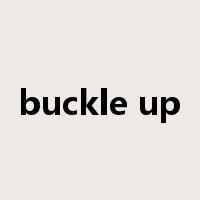 buckle up是什么意思