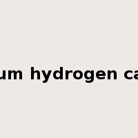 ammonium hydrogen carbonate是什么意思