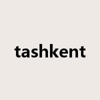 tashkent是什么意思
