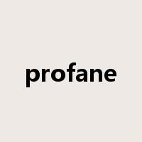 profane是什么意思