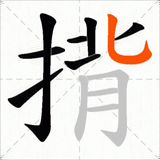 揹