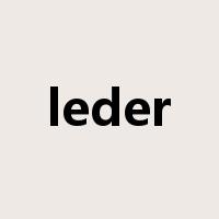 leder是什么意思