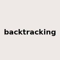 backtracking是什么意思