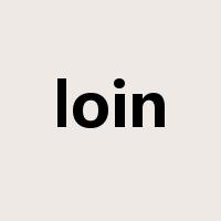 loin是什么意思