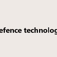 defence technology是什么意思