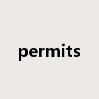 permits是什么意思