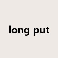 long put是什么意思