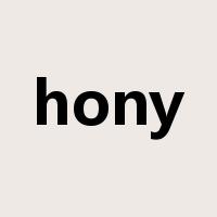 hony是什么意思