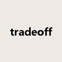 tradeoff是什么意思