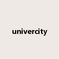 univercity是什么意思
