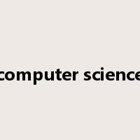 computer science是什么意思