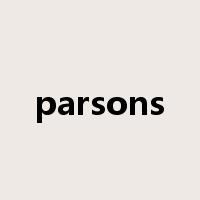 parsons是什么意思