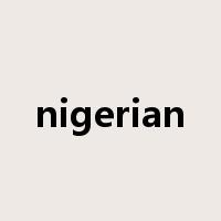 nigerian是什么意思