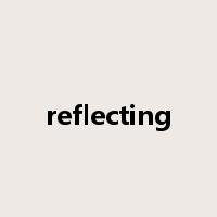 reflecting是什么意思