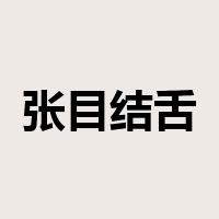 张目结舌是什么意思