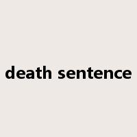 death sentence是什么意思