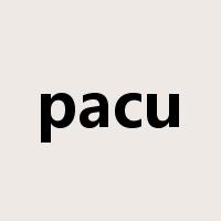 pacu是什么意思