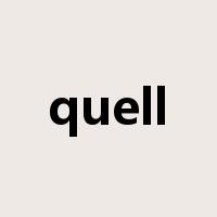 quell是什么意思