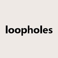 loopholes是什么意思