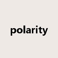 polarity是什么意思