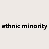 ethnic minority是什么意思