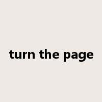 turn the page是什么意思