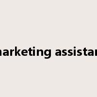 marketing assistant是什么意思