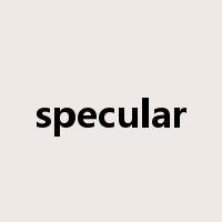 specular是什么意思