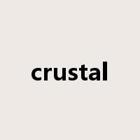 crustal是什么意思