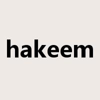 hakeem是什么意思