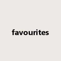 favourites是什么意思