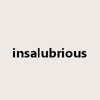 insalubrious是什么意思