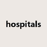 hospitals是什么意思