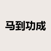 马到功成是什么意思