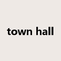 town hall是什么意思